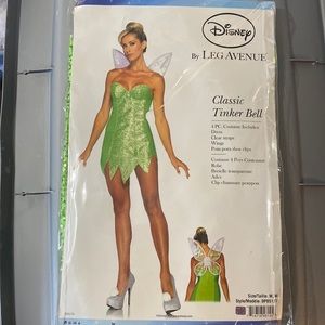 NWT Disney Leg Avenue Tinker Bell Tinkerbell Halloween Costume